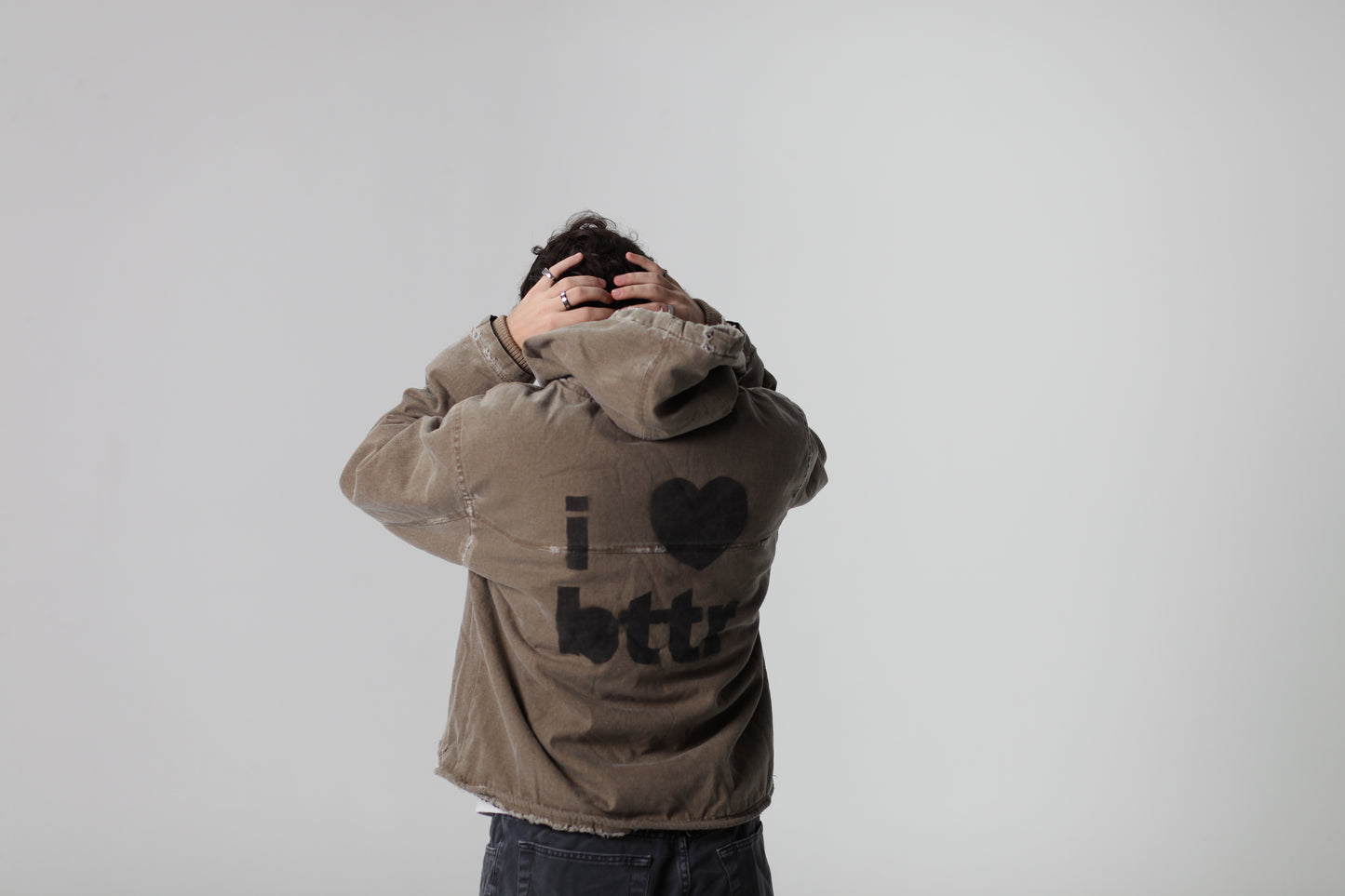 "I Love Bitter" workwear jacket